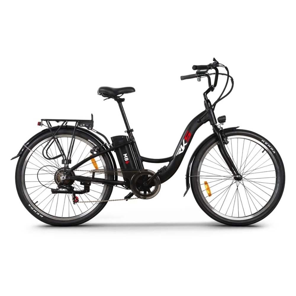 RKS MB6-S PEDAL DESTEKLİ ELEKTRİKLİ BİSİKLET (SİYAH)