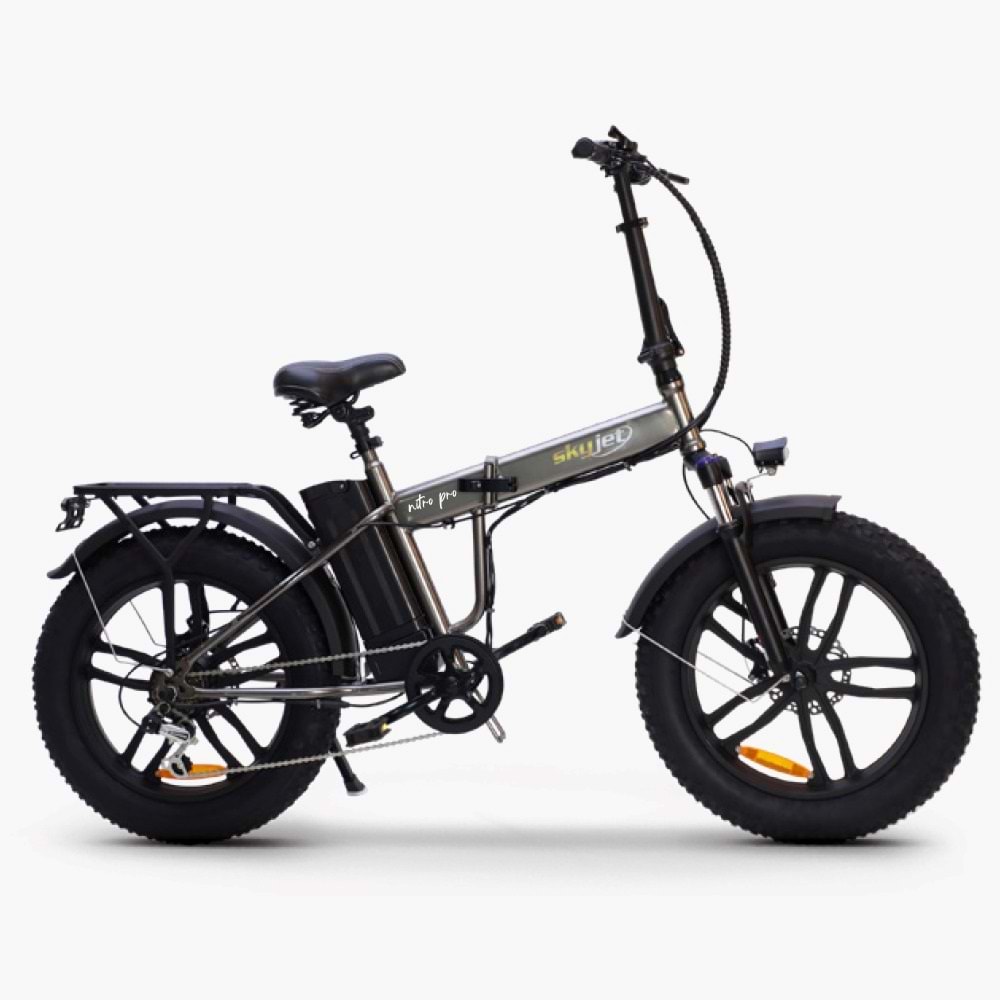 SKYJET NITRO PRO PEDAL DESTEKLİ ELEKTRİKLİ BİSİKLET (GRİ)
