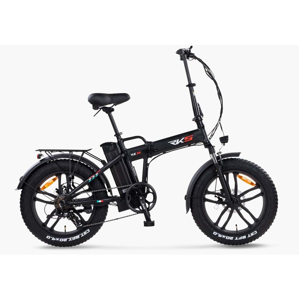 RKS XS35 PEDAL DESTEKLİ ELEKTRİKLİ BİSİKLET (SİYAH)