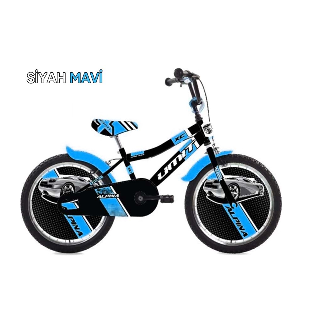 2047-1 20 ALPINA BMX ERKEK BİSİKLET (SİYAH MAVİ)