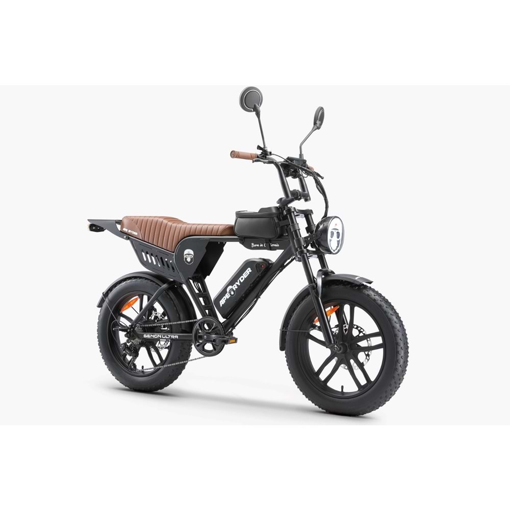 APE RYDER GENON ULTRA ELEKTRİKLİ BİSİKLET (SİYAH)