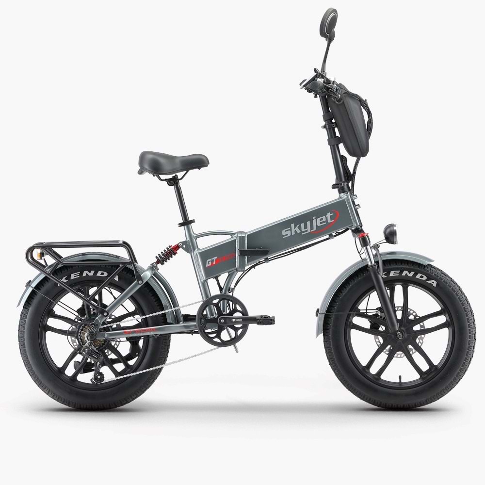 SKYJET GT3 PRO PEDAL DESTEKLİ ELEKTRİKLİ BİSİKLET (GRİ)