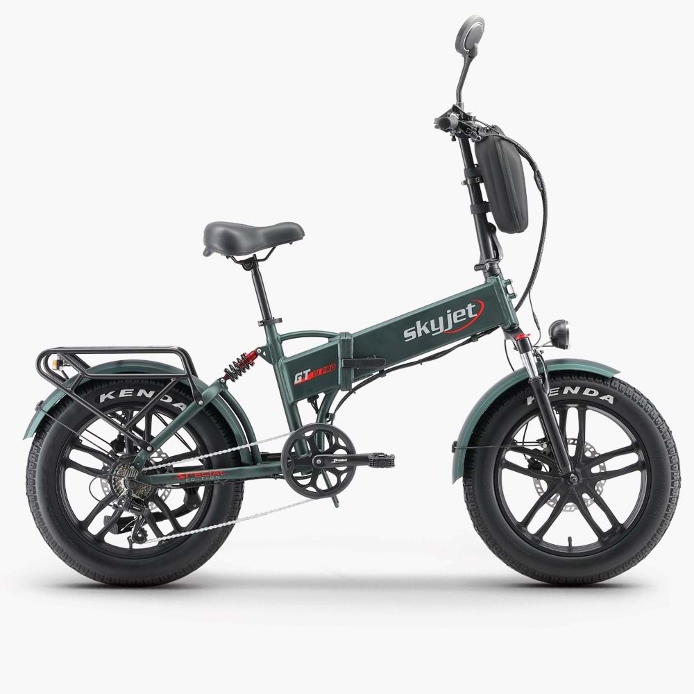 SKYJET GT3 PRO PEDAL DESTEKLİ ELEKTRİKLİ BİSİKLET (YEŞİL)