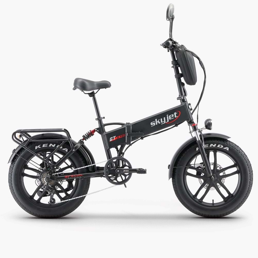 SKYJET GT3 PRO PEDAL DESTEKLİ ELEKTRİKLİ BİSİKLET (SİYAH)
