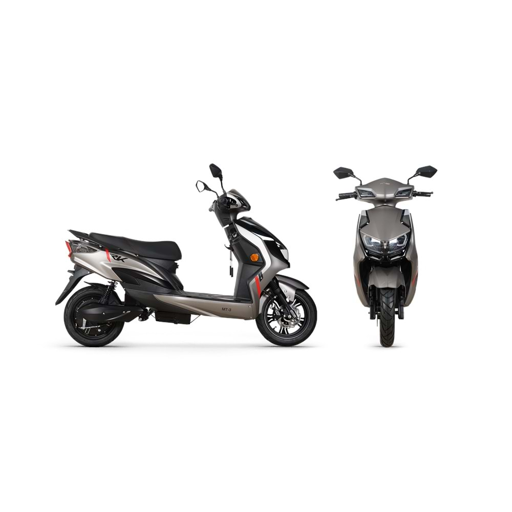 RKS MT-3 PRO ELEKTRİKLİ MOPED (GRİ)