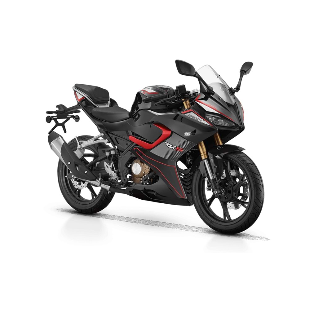RKS SRK125R RACING MOTOSİKLET (SİYAH KIRMIZI)
