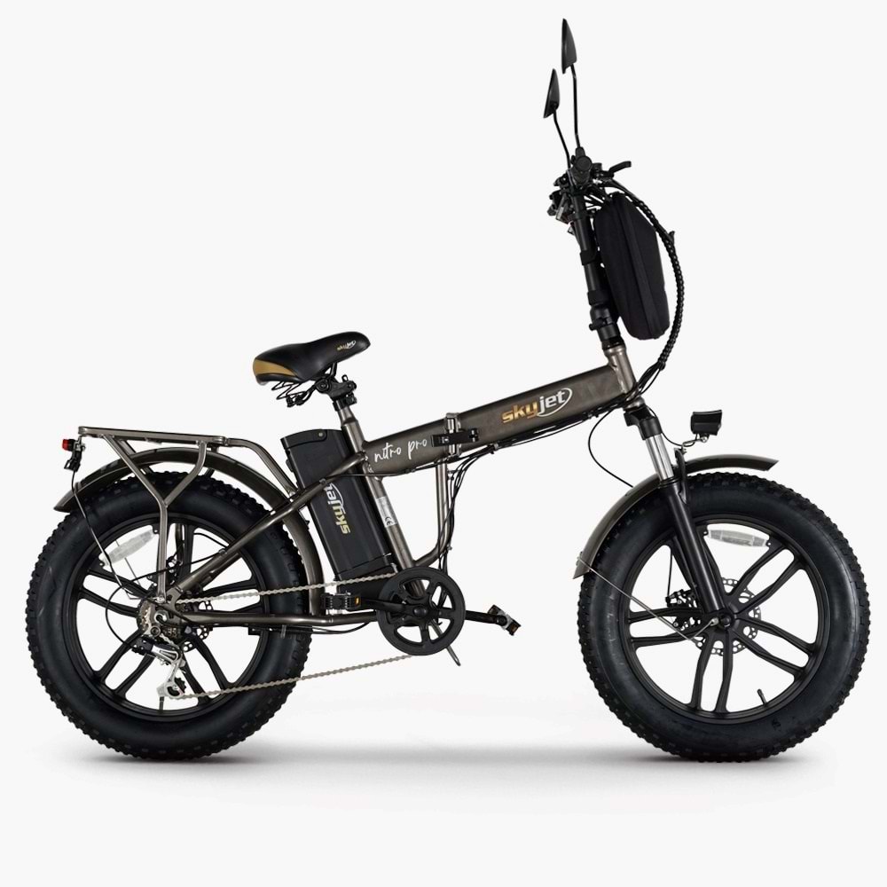 SKYJET NITRO PRO PEDAL DESTEKLİ ELEKTRİKLİ BİSİKLET (KAHVERENGİ)