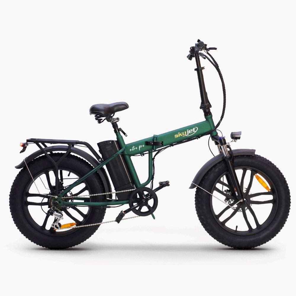 SKYJET NITRO PRO PEDAL DESTEKLİ ELEKTRİKLİ BİSİKLET (YEŞİL)