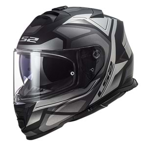 LS2 STORM 2 FASTER MAT TITANIUM KASK M