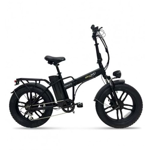 SKYJET ROBUSTO PEDAL DESTEKLİ ELEKTRİKLİ BİSİKLET (SİYAH)