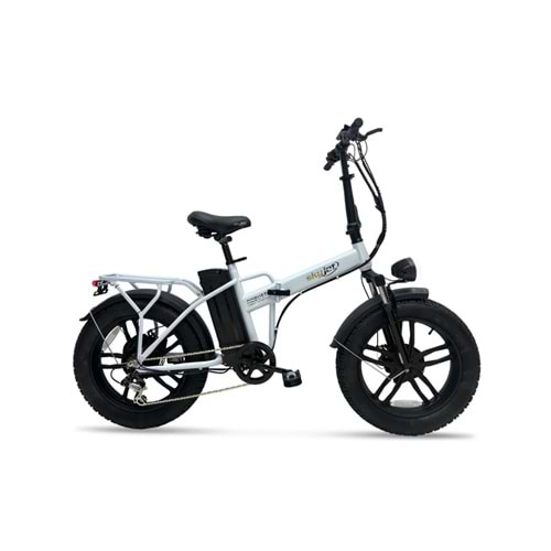 SKYJET ROBUSTO PEDAL DESTEKLİ ELEKTRİKLİ BİSİKLET (BEYAZ)