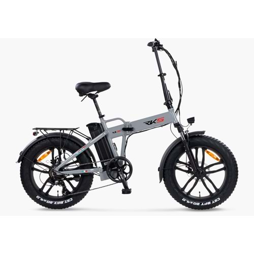 RKS XS35 PEDAL DESTEKLİ ELEKTRİKLİ BİSİKLET (GRİ)