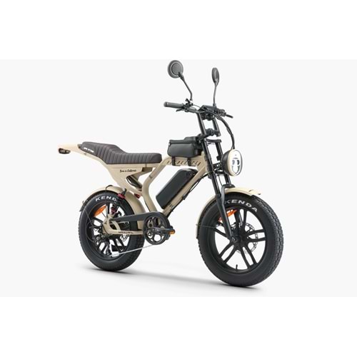 APE RYDER MANDRIL ELEKTRİKLİ BİSİKLET (KUM KAHVE)
