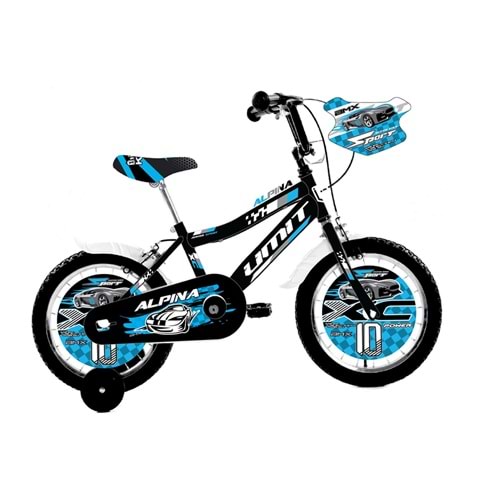 1647-1 16 ALPINA BMX ERKEK BİSİKLET (SİYAH MAVİ)