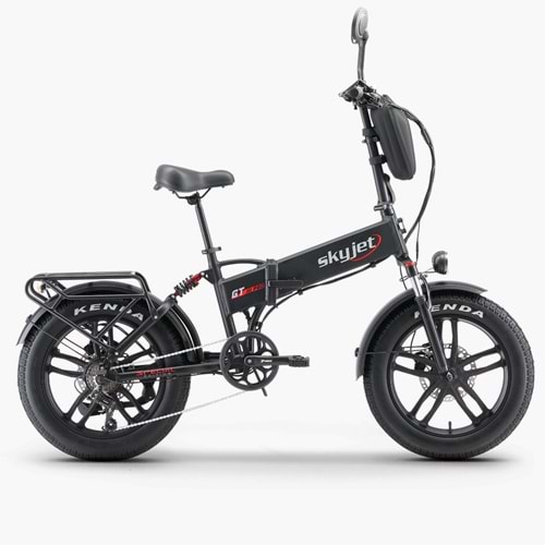 SKYJET GT3 PRO PEDAL DESTEKLİ ELEKTRİKLİ BİSİKLET (SİYAH)