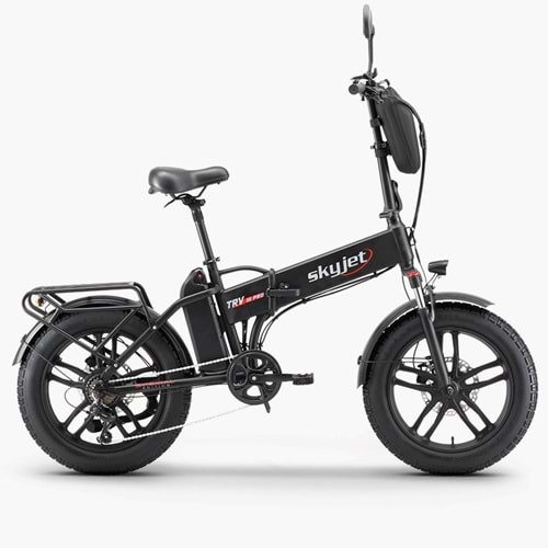 SKYJET TRV3 PRO W PEDAL DESTEKLİ ELEKTRİKLİ BİSİKLET (SİYAH)