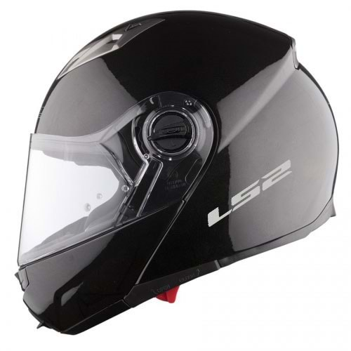 LS2 GURONI SİYAH KASK M