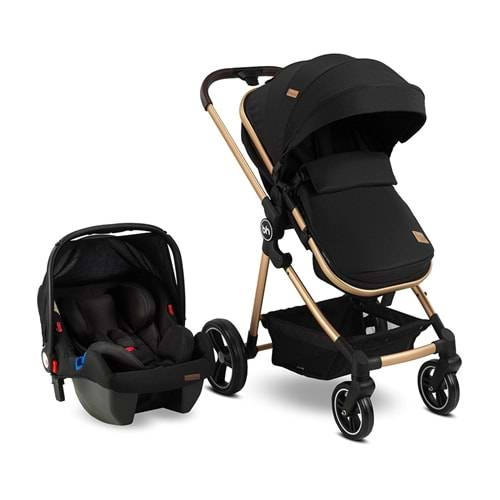 BABYHOPE BH-3190 MARS TRAVEL PUSET ve ANA KUCAĞI(SİYAH)