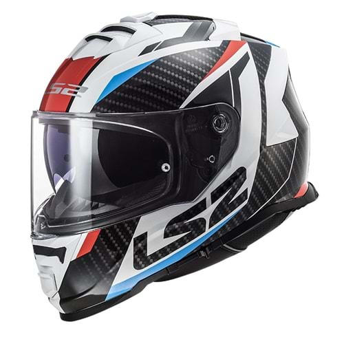 LS2 STORM 2 RACER MAVİ-KIRMIZI KASK 3XL