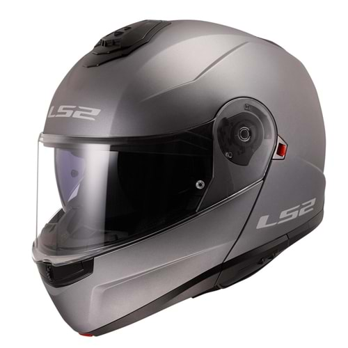 LS2 STROBE 2 MAT TITANIUM KASK XXL