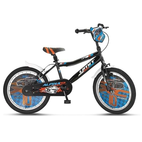 1647-1 16 ALPINA BMX ERKEK BİSİKLET (SİYAH TURUNCU)