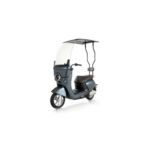 KUBA BLUES İKİ TEKERLİ ELEKTRİKLİ MOPED (GRİ)