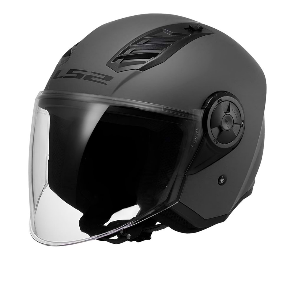 LS2 AIRFLOW 2 MAT TITANIUM KASK S